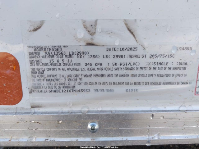 Homesteader Utility Trlr