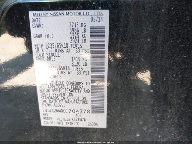 Nissan Pathfinder Sl