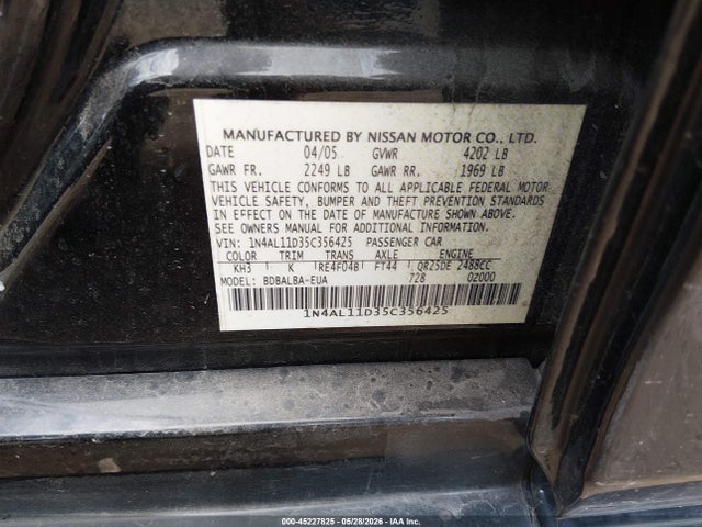 Nissan Altima 2.5 S