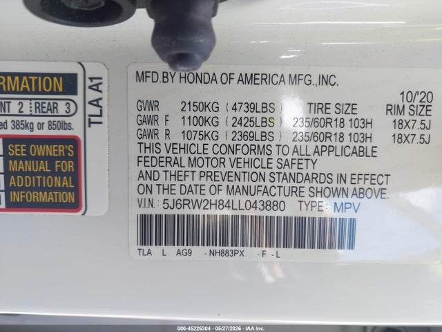 Honda CR-V Awd Ex-l