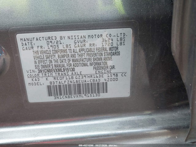 Nissan Versa Sv Xtronic Cvt