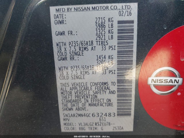 Nissan Pathfinder Sl