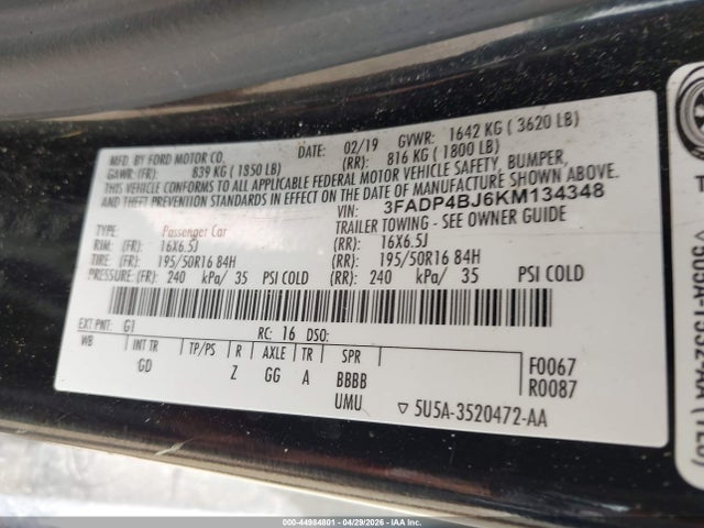 Ford Fiesta Se