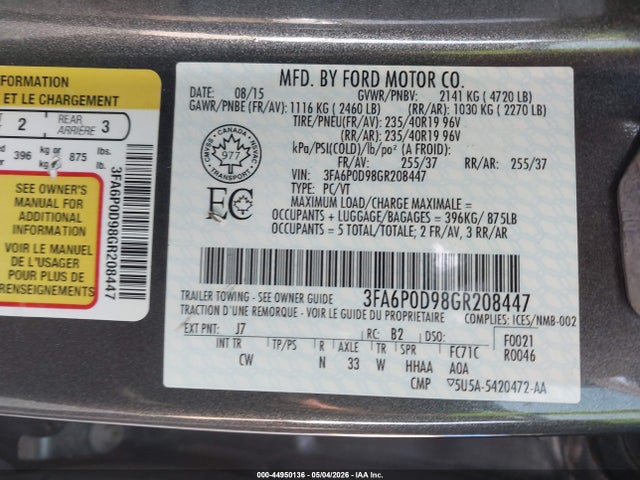 Ford Fusion Titanium