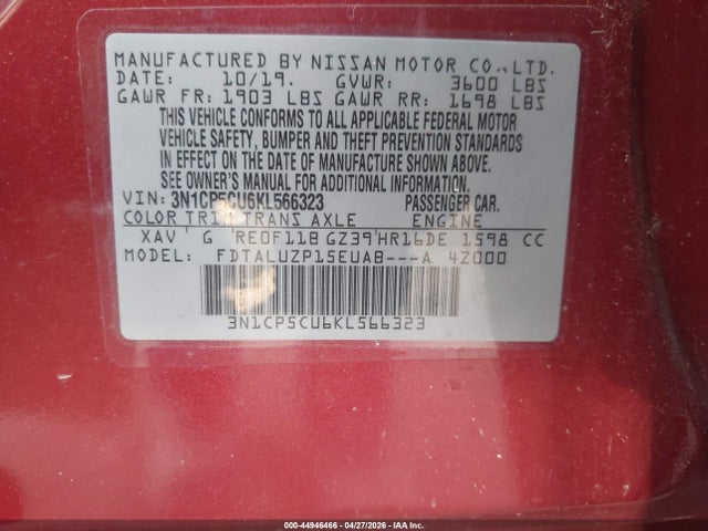 Nissan Kicks Sr