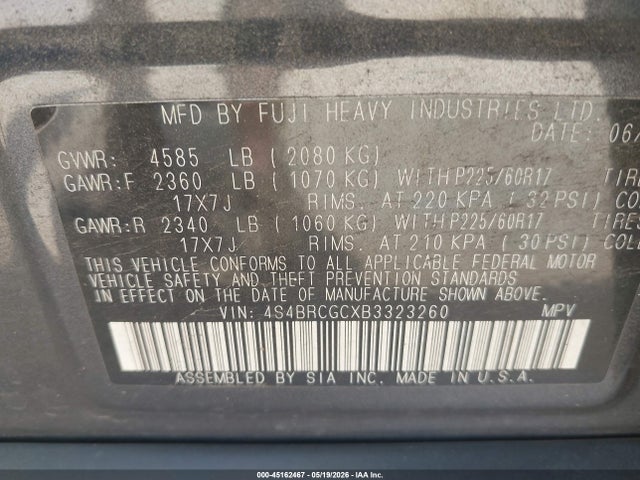 Subaru Outback 2.5i Premium