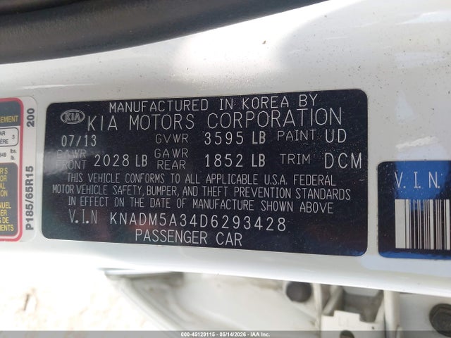 Kia Rio Lx