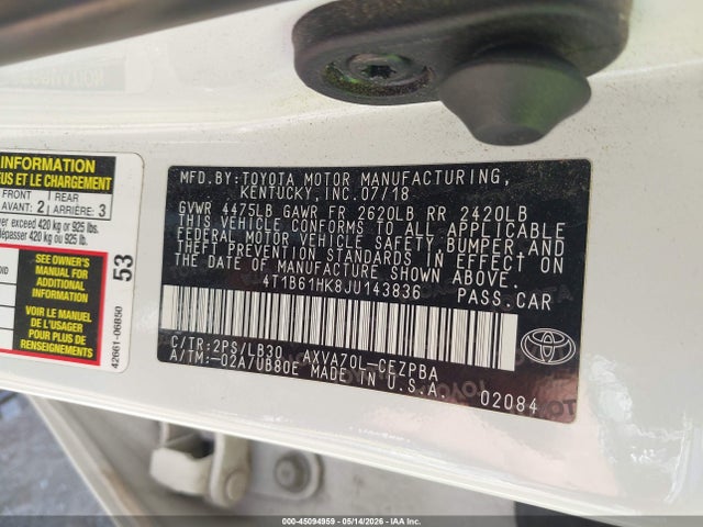 Toyota Camry Xse