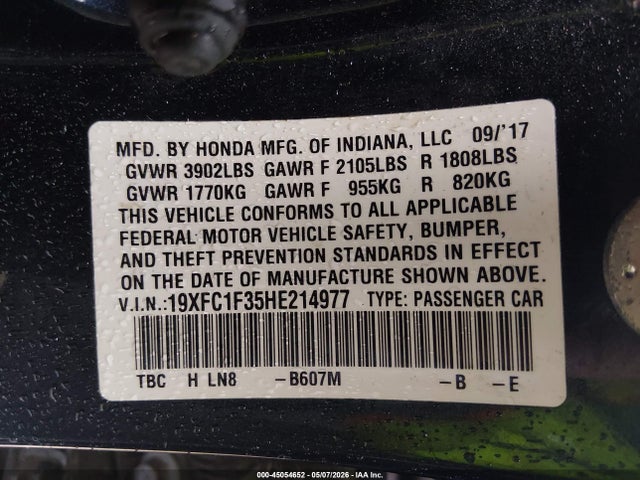 Honda Civic Ex-t