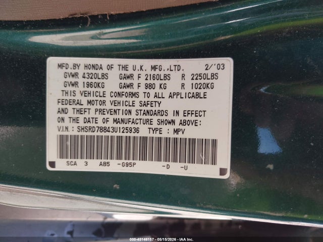 Honda CR-V Ex