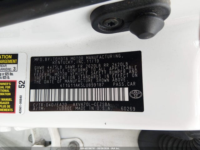 Toyota Camry Se