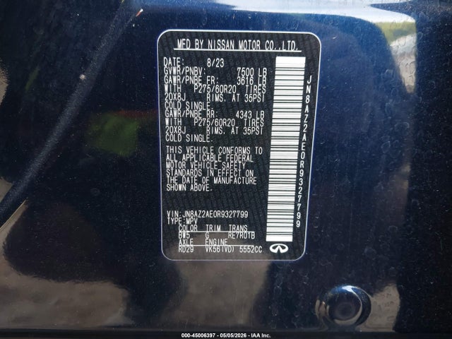 INFINITI Qx Luxe Awd