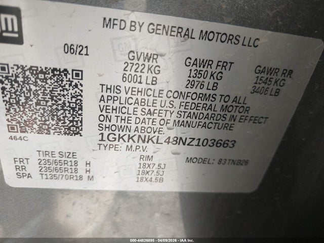 GMC Acadia Fwd Sle