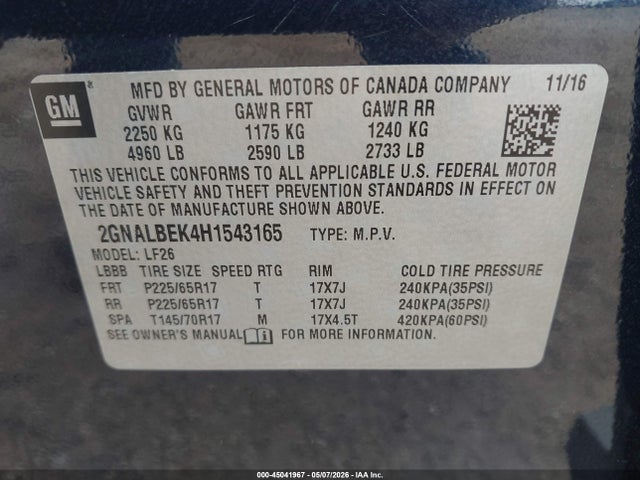 Chevrolet Equinox Ls