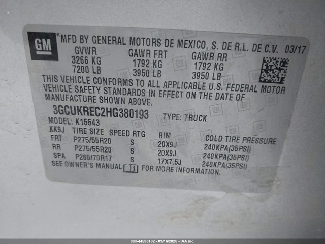 Chevrolet Silverado 1500 1lt
