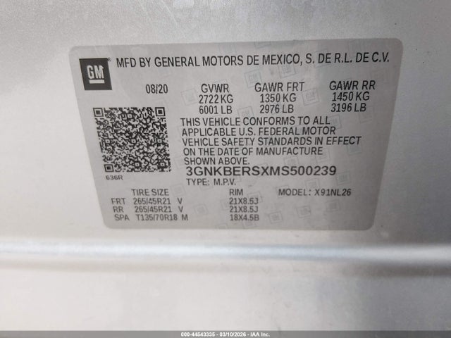 Chevrolet Blazer Fwd Rs