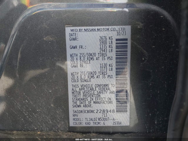 Nissan Pathfinder Sl Fwd