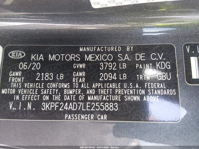 Kia Forte Lxs