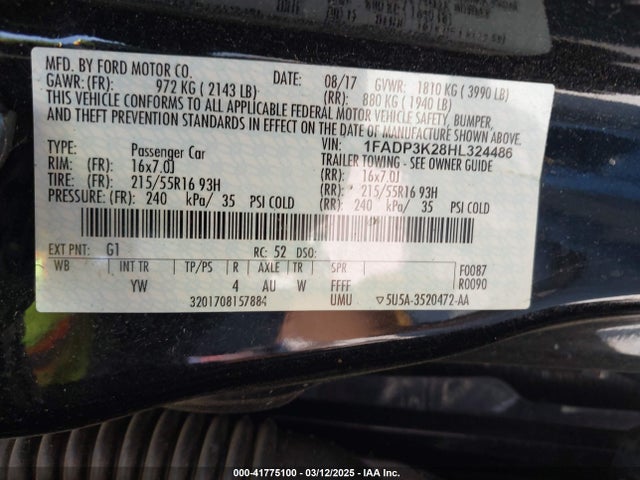 Ford Focus Se