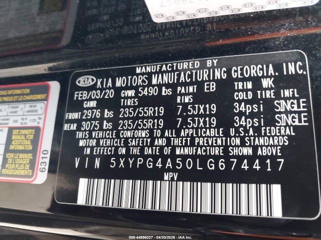 Kia Sorento 3.3l S