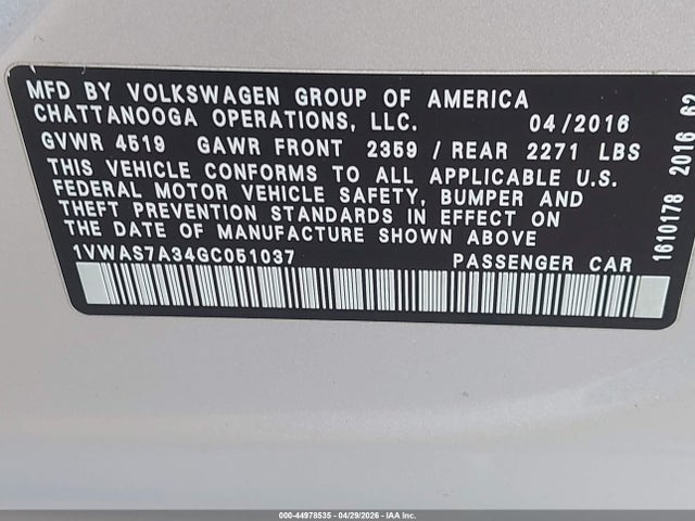 Volkswagen Passat 1.8t S