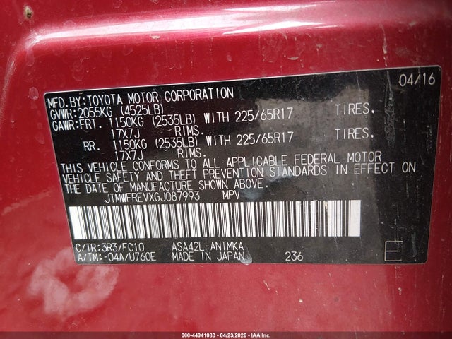 Toyota RAV4 Xle