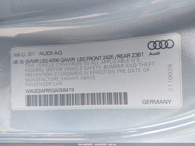 Audi A5 2.0t Premium