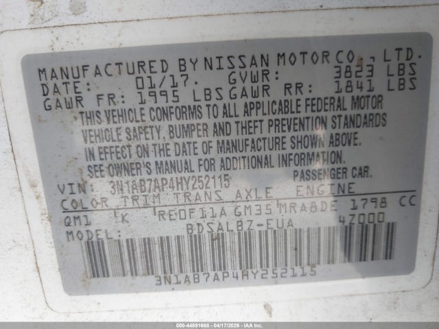 Nissan Sentra S