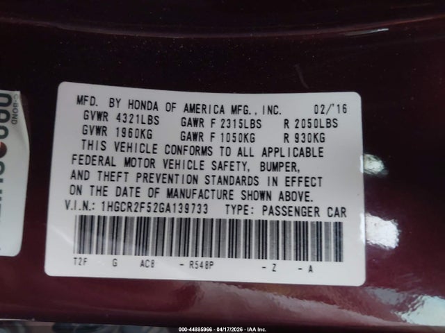 Honda Accord Sport