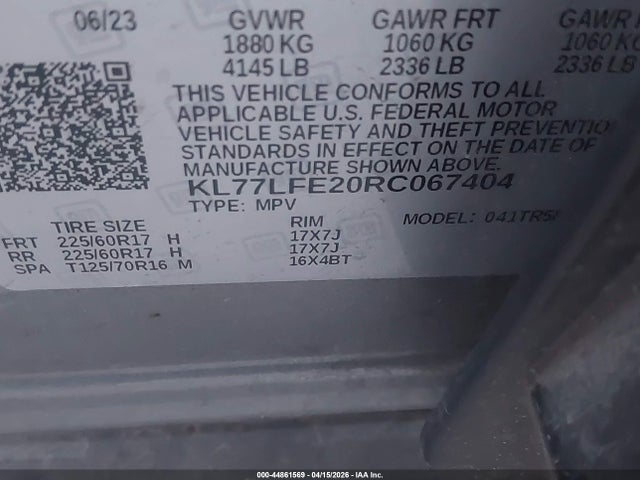 Chevrolet Trax Fwd Sp