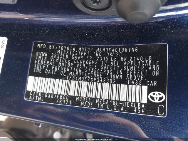 Toyota Corolla Le
