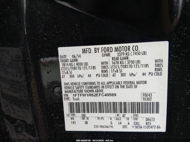 Ford F-150 Svt Raptor