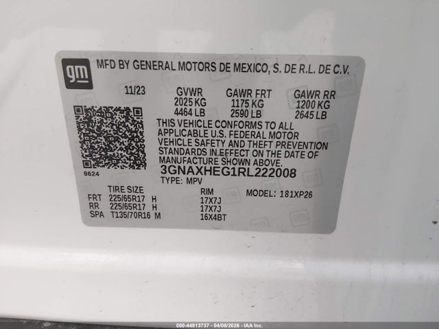 Chevrolet Equinox Fwd Ls