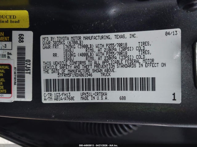 Toyota Tundra Grade 4.6l V8