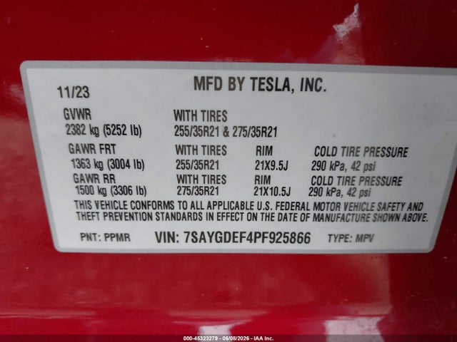 Tesla Model Y Performance Dual Motor All-wheel Drive