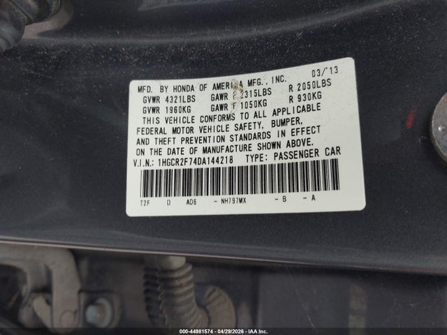 Honda Accord Ex
