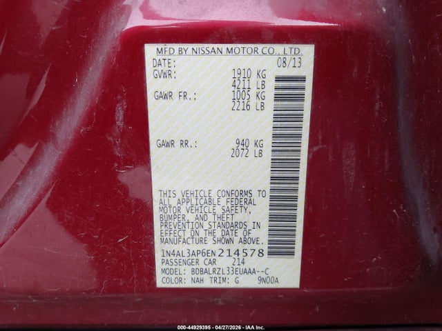 Nissan Altima 2.5 S