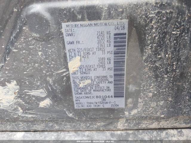 Nissan Rogue Sv