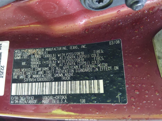 Toyota Tundra Sr5 5.7l V8