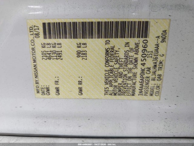 Nissan Maxima 3.5 Platinum