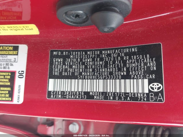 Toyota Corolla Le