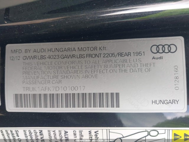 Audi TT 2.0t Premium Plus