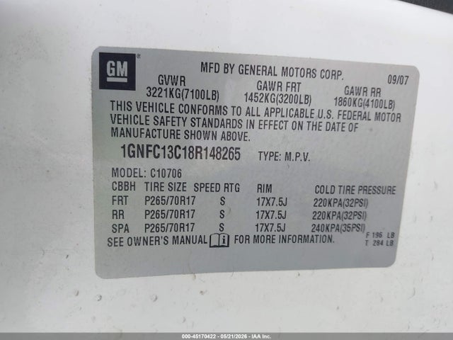 Chevrolet Tahoe Ls