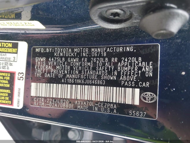 Toyota Camry Xse