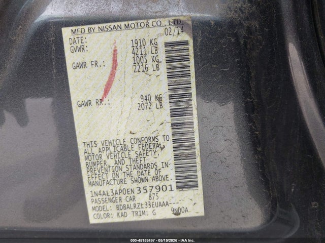 Nissan Altima 2.5 S
