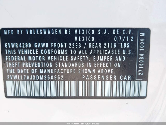 Volkswagen Jetta 2.0l Tdi