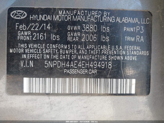 Hyundai ELANTRA Se