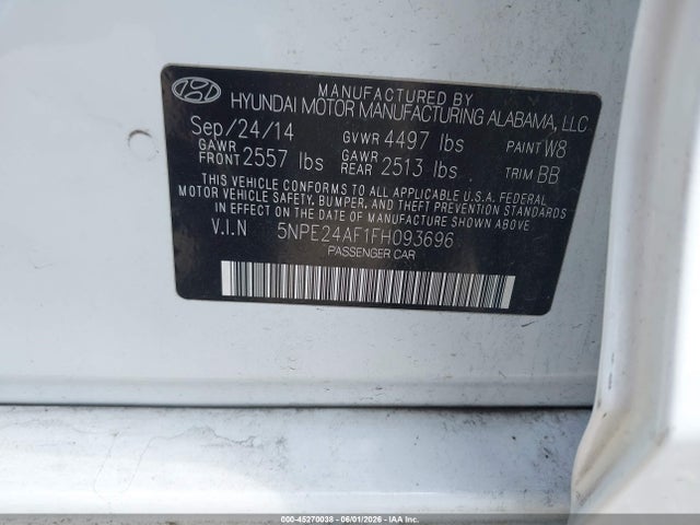 Hyundai SONATA Se