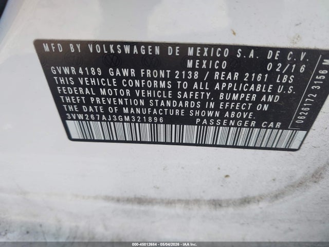 Volkswagen Jetta 1.4t S