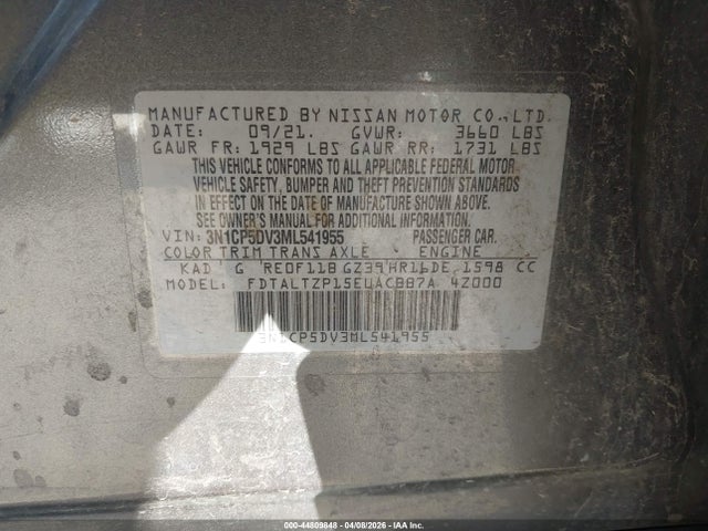 Nissan Kicks Sr Xtronic Cvt